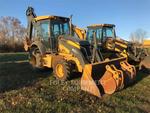 John Deere 410J, backhoe loader, Construction