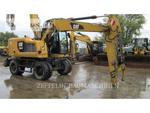 Caterpillar M314F, wheel excavator, Construction