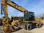 Caterpillar M322D, wheel excavator, Construction