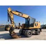 Caterpillar M318F, wheel excavator, Construction