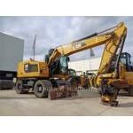 Caterpillar M314F, wheel excavator, Construction