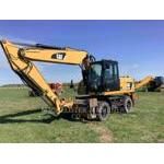 Caterpillar M318D, wheel excavator, Construction