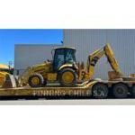 Komatsu WB97R 5E0X, backhoe loader, Construction