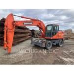 Doosan DX190W, wheel excavator, Construction