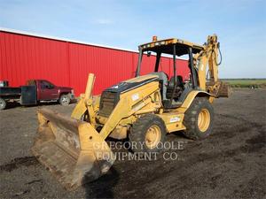 Caterpillar 420D, backhoe loader, Construction