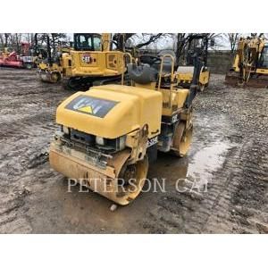 Caterpillar CB224E, Twin drum rollers, Construction