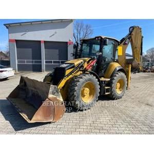 Caterpillar 444F2, backhoe loader, Construction