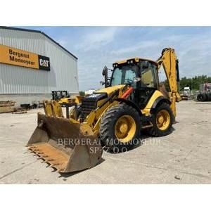 Caterpillar 444F, backhoe loader, Construction