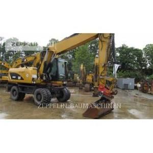 Caterpillar M318D, wheel excavator, Construction