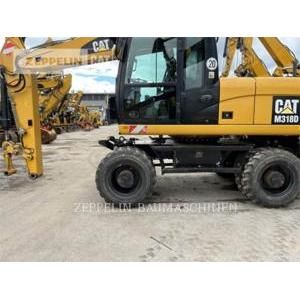 Caterpillar M318D, wheel excavator, Construction