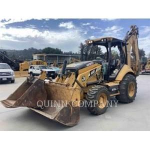 Caterpillar 450F, backhoe loader, Construction