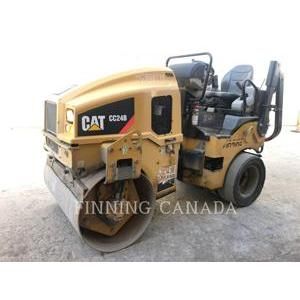 Caterpillar CC24B, Twin drum rollers, Construction