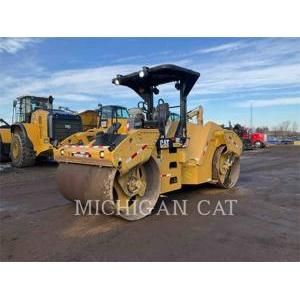 Caterpillar CB54 XW, Twin drum rollers, Construction