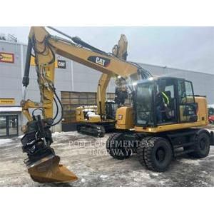 Caterpillar M314F, wheel excavator, Construction