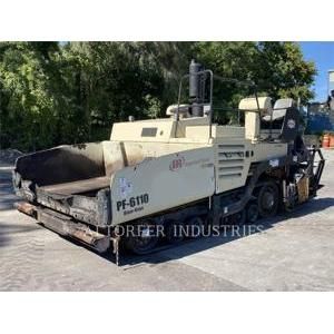 Volvo PF6110, Asphalt Pavers, Construction