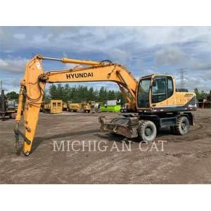 Hyundai CONSTRUCTION EQUIPMENT ROBEX210W-9, wheel excavator, Construction